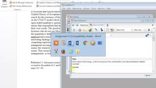 Inserting an Endnote Citation in Microsoft Word 2013