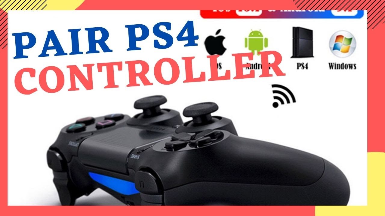 HOW TO PAIR PS4 CONTROLLER TO PRO| PC | iPHONE | ANDROID PHONES AND PLAY GAMES - YouTube