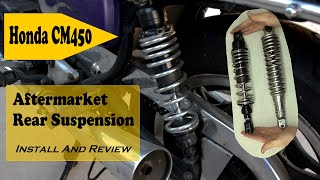 Vintage Motorcycle: Honda CM450 Aftermarket Rear Shocks screenshot 3