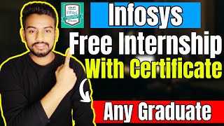 Infosys Providing Free Internship | Biggest Hiring | Certificate | Any Graduate | #internship