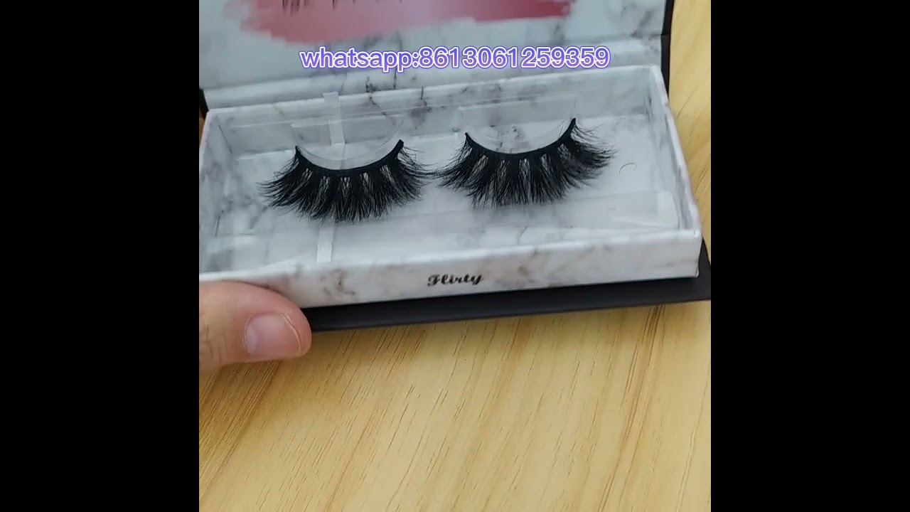 Wholesale 3D luxury real mink eyelash diy packing box private label suppliers