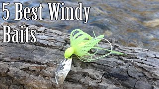 Best 5 Baits for Fishing in the Wind. Rainy, Overcast Days. What lure to use for a storm.