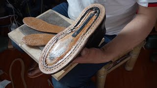 Unveiling the Mastery: Handcrafting Black Low-Cut Work Boots by Chinese Artisans |ASMR
