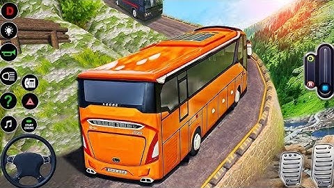 Real Coach Bus Driving 3D | Uphill Bus Drive Simulator 2025 | Android iOS Gameplay