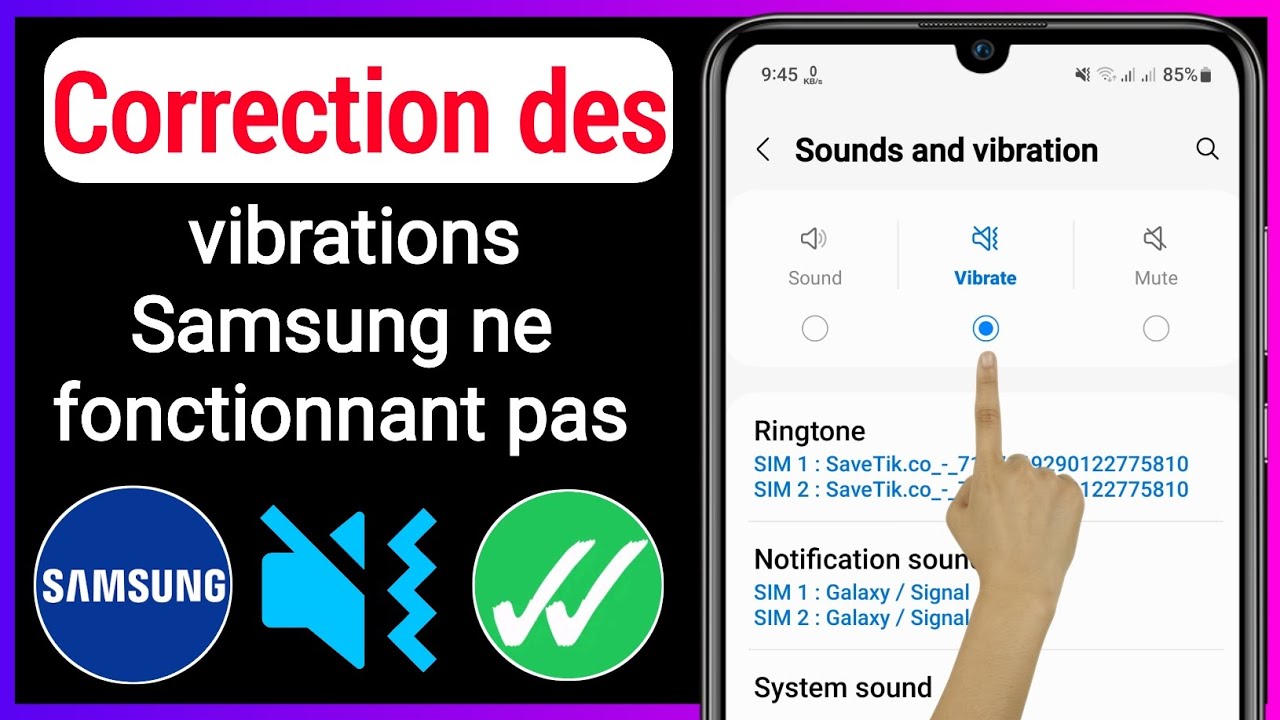 Samsung Galaxy A5 2017 Vibration Geht Nicht Comment réparer les vibrations qui ne fonctionnent pas sur un téléphone