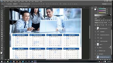How To Create a Professional Calendar in Photoshop CS6, Photoshop CC