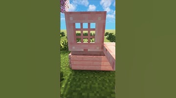 Beautiful Swing Design in Minecraft #shorts