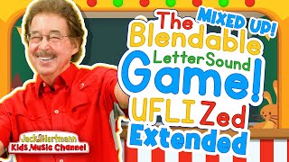 All Mixed Up! | The Blendable Letter Sound Game! | Zed Version | Extended | UFLI | Jack Hartmann News
