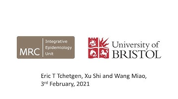 IEU Seminar: Eric Tchetgen Tchetgen, Xu Shi & Wang Miao