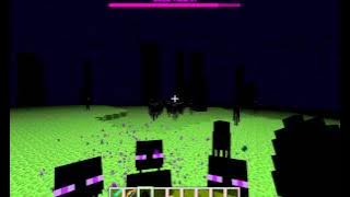 Minecraft - Ender Dragon Chased by Endermen