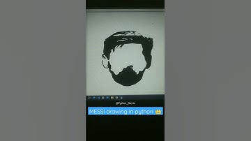 Lionel Messi drawing in Python | FIFA world cup 2022 Final | Messi Vs Ronaldo Status |