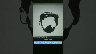 Lionel Messi drawing in Python | FIFA world cup 2022 Final | Messi Vs Ronaldo Status |
