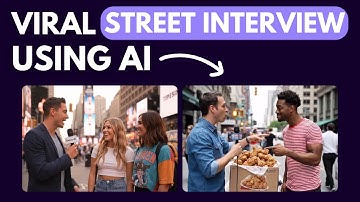 How to Make Fake Street Interview Videos using AI (Fast Tutorial)