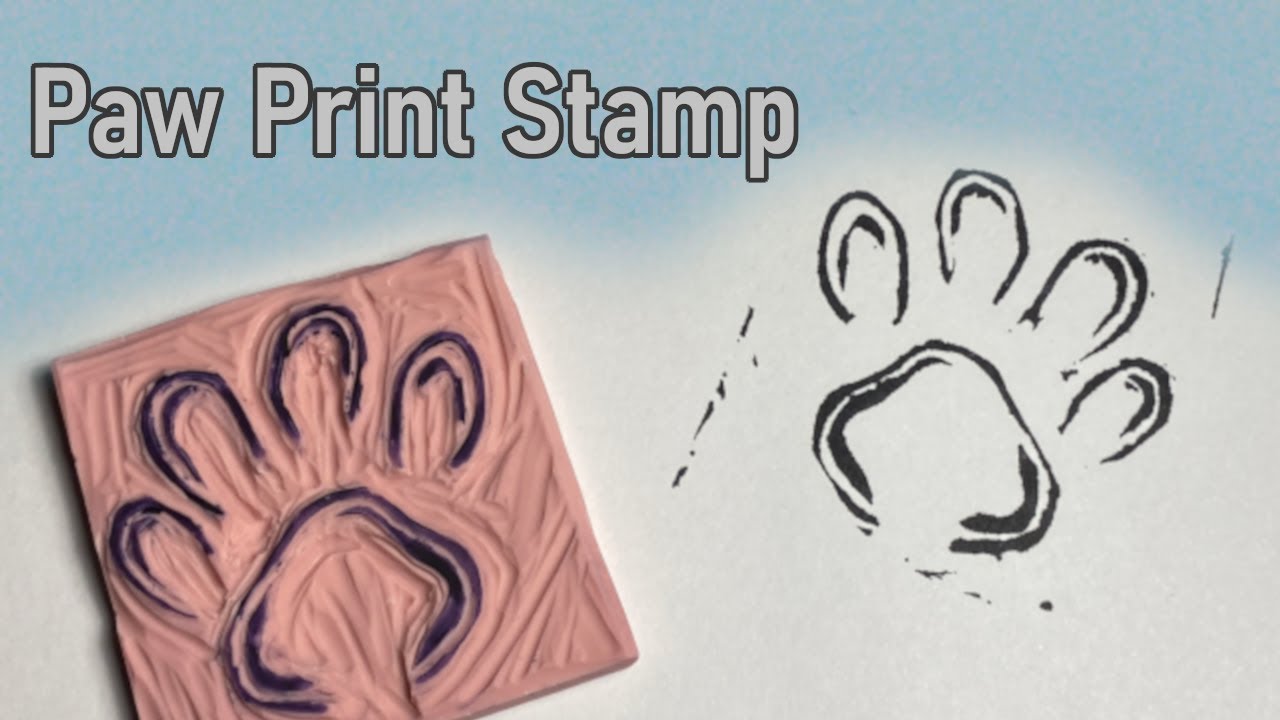 Paw Print stamp