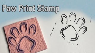 DIY Paw Print Stamp