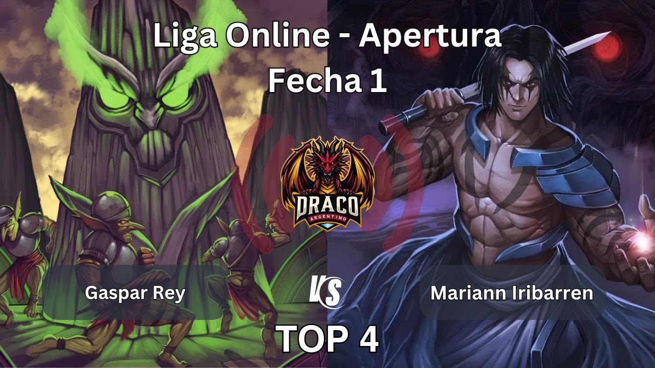 Liga Online - Apertura - Fecha 1 - PBX Rac Ed - TOP 4: Gaspi Rey vs Mariann Iribarren