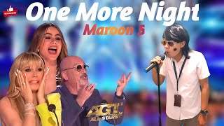 Singing Amazing This Audition, One More Night - Maroon 5 | Americans Got Talent (cover)