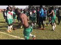 Simba bhora players celebrate their promotion to the psl