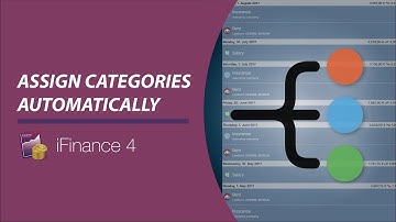 iFinance 4 - Assign categories automatically (Categories)