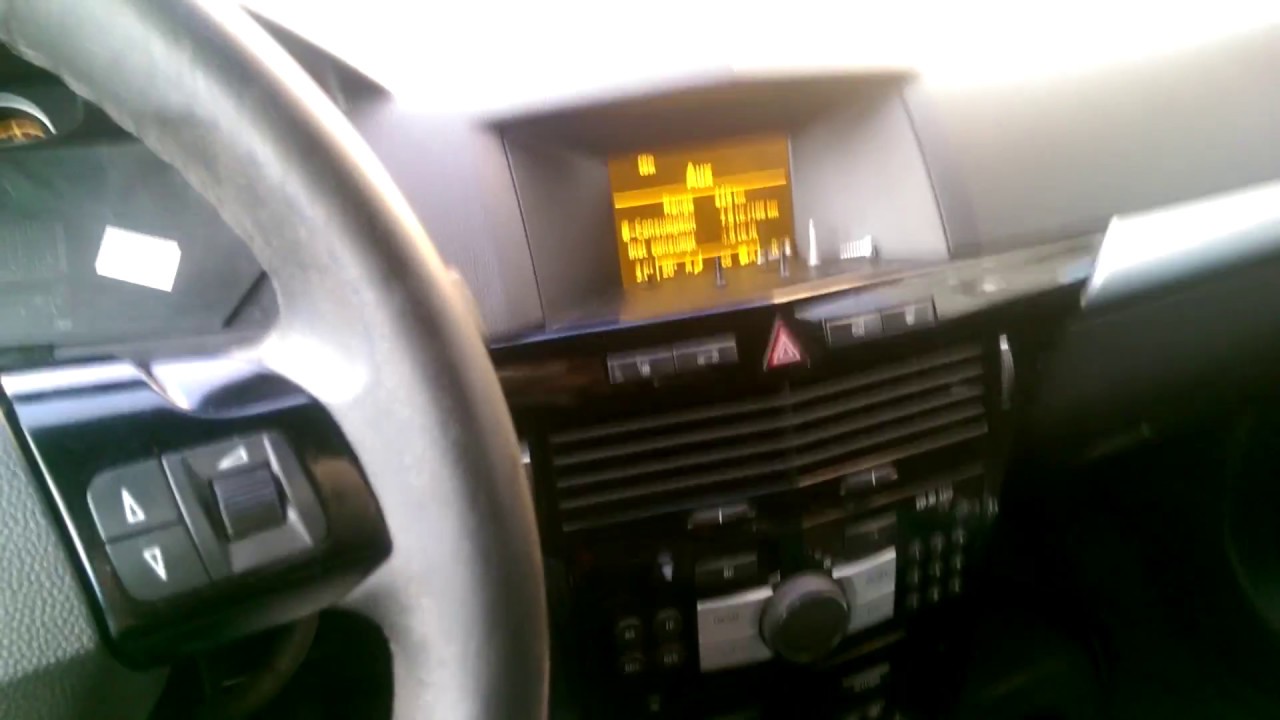 Самодиагностика opel astra h
