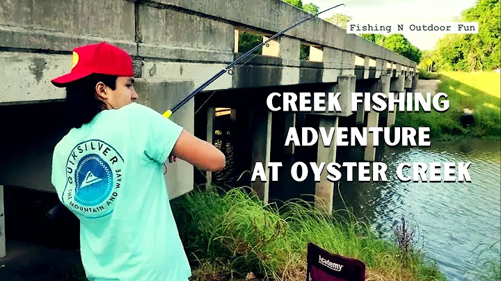 Surprise Turtle Catch! Creek Fishing Adventure at Oyster Creek, Texas