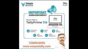 Tally Prime 7.0 | Cloud Backup 3Gb Free Space | Smart Find | SBI Bank | Eway Cancel - Tamil தமிழ்