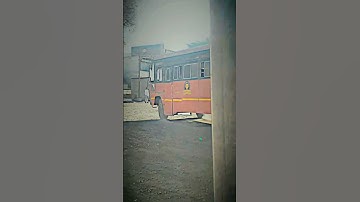 🤩Karma Barshi lal pari bus#shorts #viral #msrtc