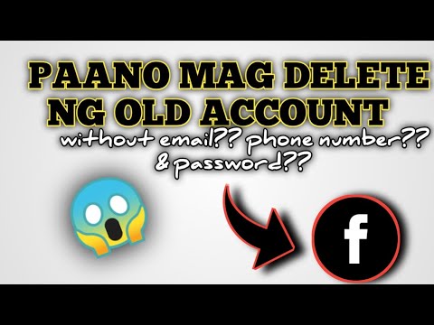 HOW TO DELETE OLD ACCOUNT WITHOUT PASSWORD OR EMAIL