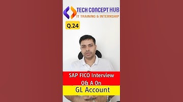 SAP FICO Interview Question | Tech Concept Hub. #sapfico #sapinterview #sap