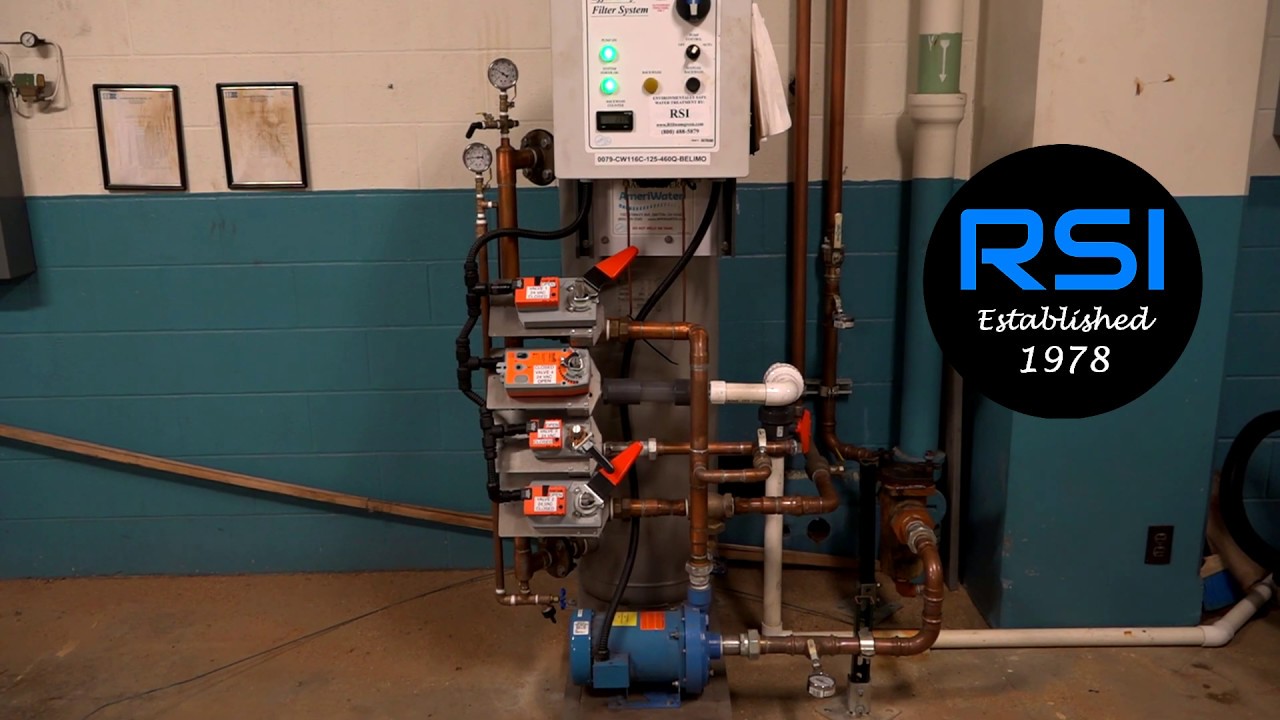 RSI High Efficiency Cooling Tower Filter Routine Maintenance with Jason ...