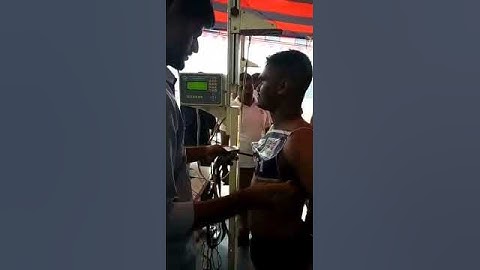 Automatic Weight, Height, Chest Measuring Machine All Recruitment, Army Recruitment etc.