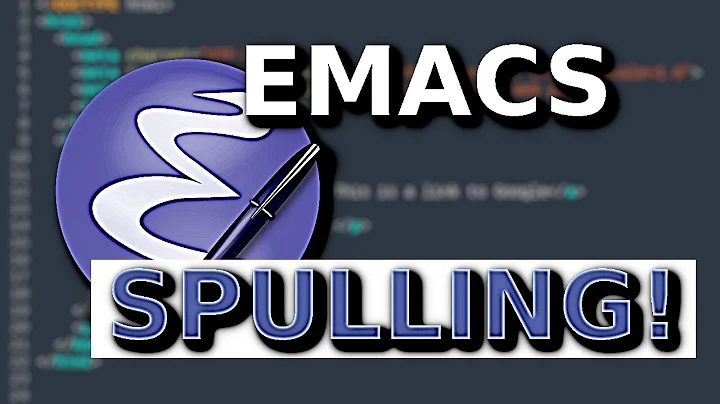 Emacs Spell Checking