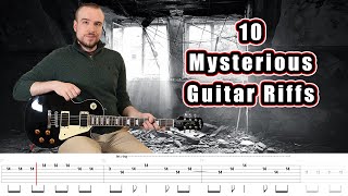 10 Mysterious Guitar Riffs (with Tabs)