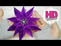 DIY - Cara Membuat Bros Bintang Dari Pita || How to make a star-shaped brooch from a satin ribbon