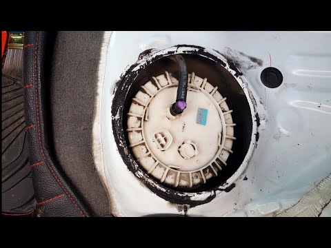 Toyota Mark X / Замена топливного фильтра в баке
