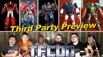 FIRST LOOK at Third Party Transformers at TFcon 2016 - [A3U Review S7 E12]