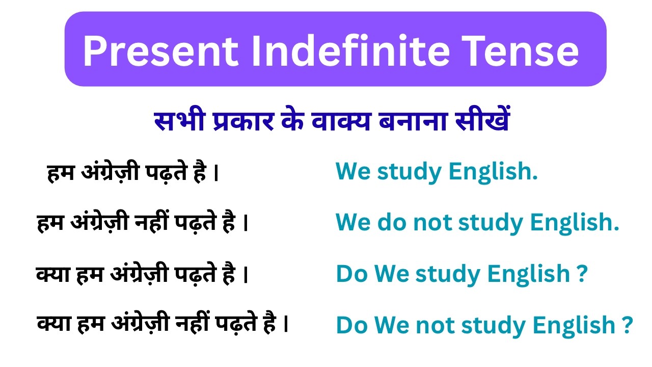 Present Indefinite Tense Practice Exercise | 100+ Sentences for Daily Use | English Speaking