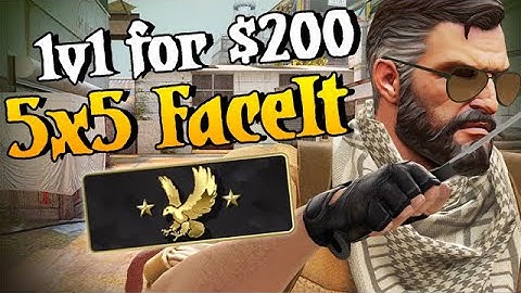 CS:GO 1v1 for $200 and FaceIt with S4 Charlie Micke Handsken
