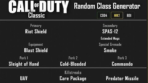 MW2 - Terminal Team Deathmatch (12-7) Random Class Generator #3 [2020]