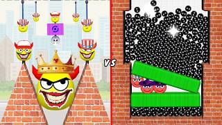 Draw to smash gameplay VS Hide Ball brain 🧠 teaser Satisfying gameplay 🎯🎮 (help me) screenshot 5