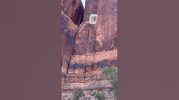 View of Tombstone Tandem BASE jump in Moab Utah with Tandem BASE Moab