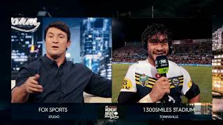 Johnathan Thurston is Savage 😂😂 Poor Nathan Hindmarsh 😂😂