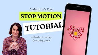 Valentine's Day Tutorial with Stop Motion App screenshot 4