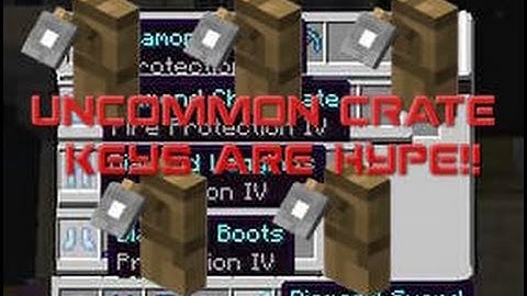 Minecraft Factions - Uncommon Crate Key Opening!!