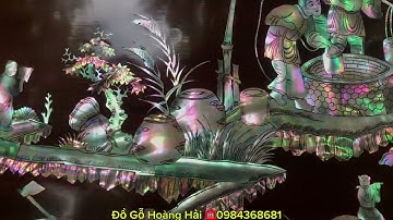 Báo giá bức tranh đồng quê khảm ốc ở cuối video. (Nhanh tay thì còn mà chậm tay là hết đó ạ )