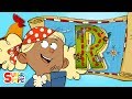 Captain seasalt and the abc pirates race to find treasure on r island