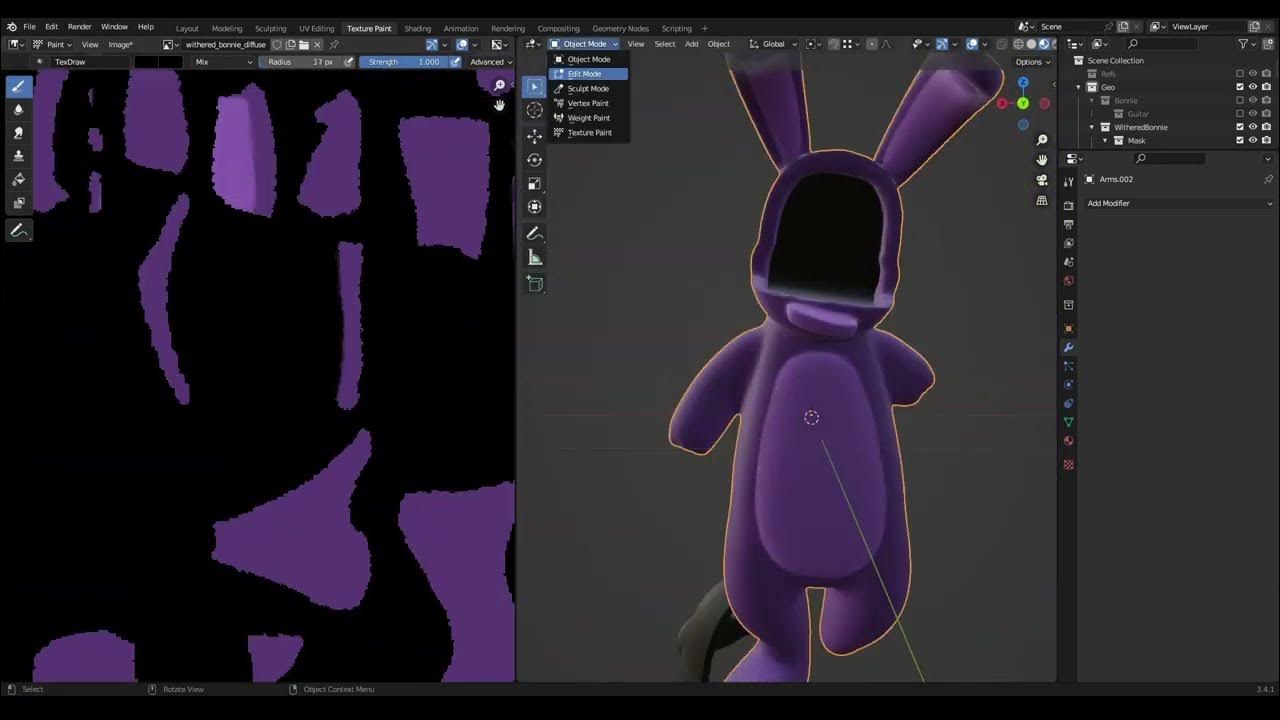 🔥 (Blender) Bonnie would like to tell you something (Mode