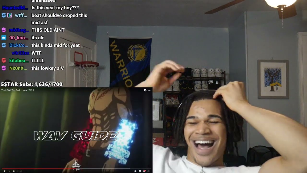 plaqueboymax Reacts to Yeat - Wat The Dea (prod. Wifi)