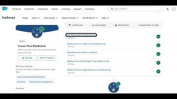 Get Started with Flow Distribution | Screen Flow Distribution | Trailhead | Salesforce | Internship