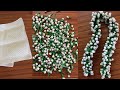 How to make Jasmine Flower with Tissue Paper😄 | Mariya Drawings